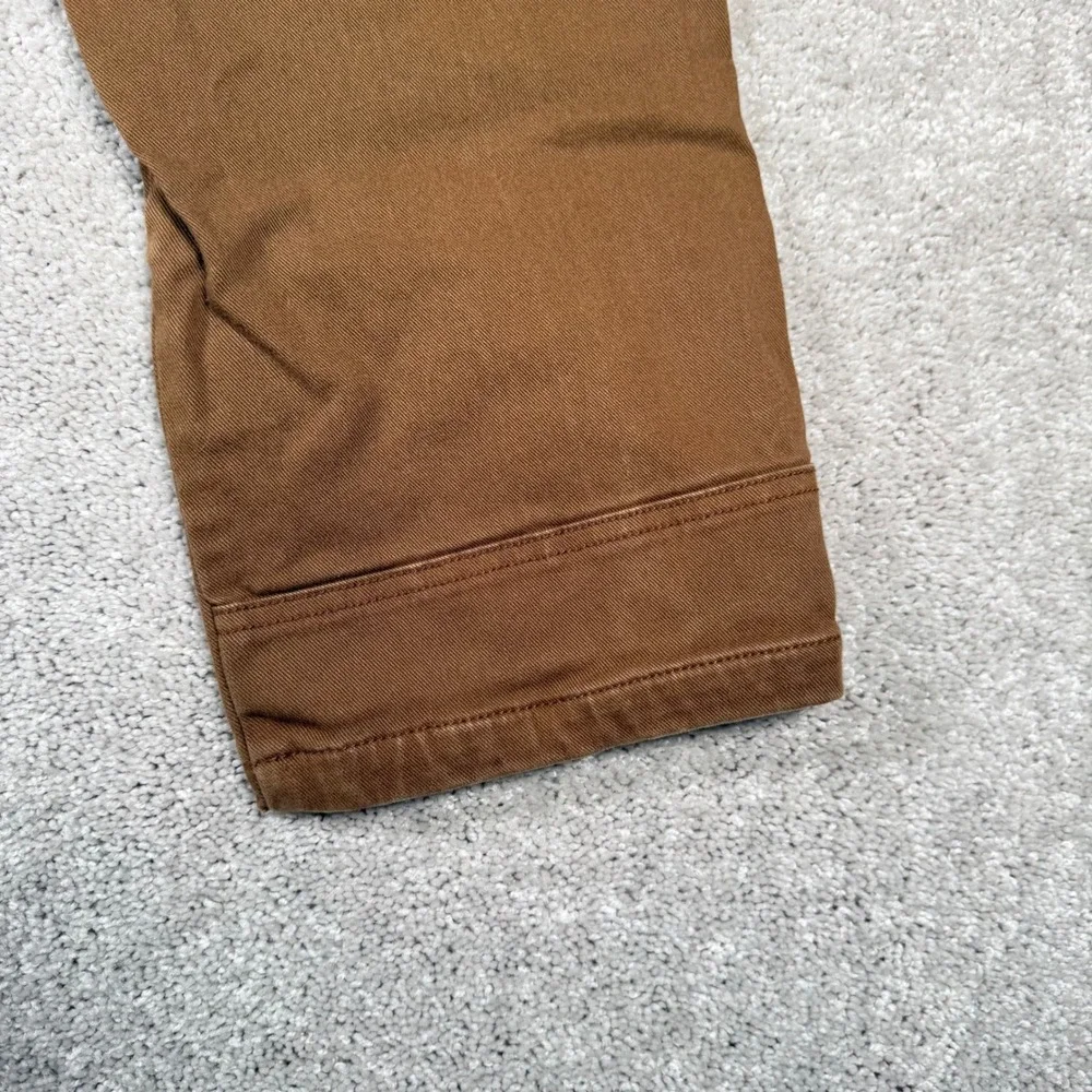 Orvis Men's 36x30 Brown Utility Double Knee Canvas Field Pants Hunting Outdoor